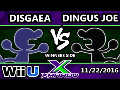 S@X 177 - Disgaea (G&W) Vs. Dingus Joe (G&W) - SSB4 Tournament - Smash for Wii U - Smash 4