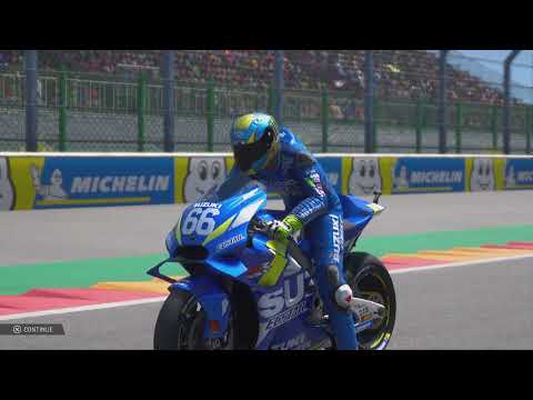 MotoGP19 Career Mode Suzuki Aragon RACE