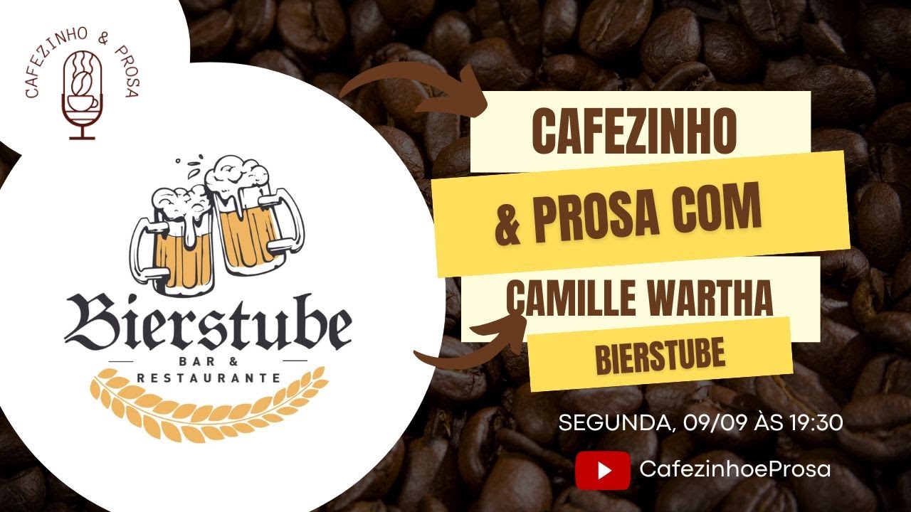 Cafezinho e prosa com Camille Wartha