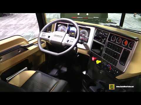 2018 Mack Granite Daycab Cut Away Interior Display - Walkaround - 2017 NACV Show Atlanta