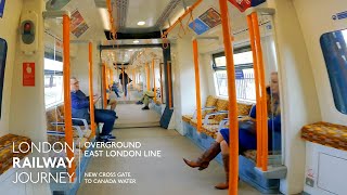 London Railway Journey | East London Line, London Overground | New Cross Gate to Canada Water