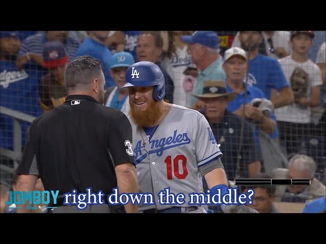 Justin Turner strikes out to end the game and gets mad, a breakdown