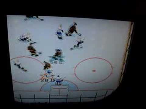 SNES NHL'94 Flip goal scored by Geoff Courtnall