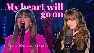 Kelly Clarkson performs My Heart Will Go On by Celine Dion -  Reaction &amp; Analysis