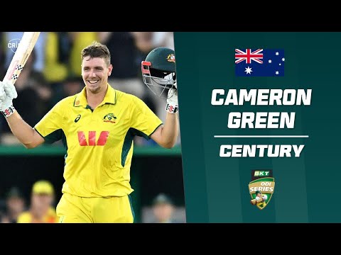 Green machine: Allrounder belts 47-ball ton | Australia v South Africa 2025-26