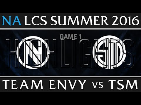 TSM vs Team Envy Game 1 Highlights - NA LCS Week 4 Day 3 Summer 2016 - TSM vs NV G1 mp4