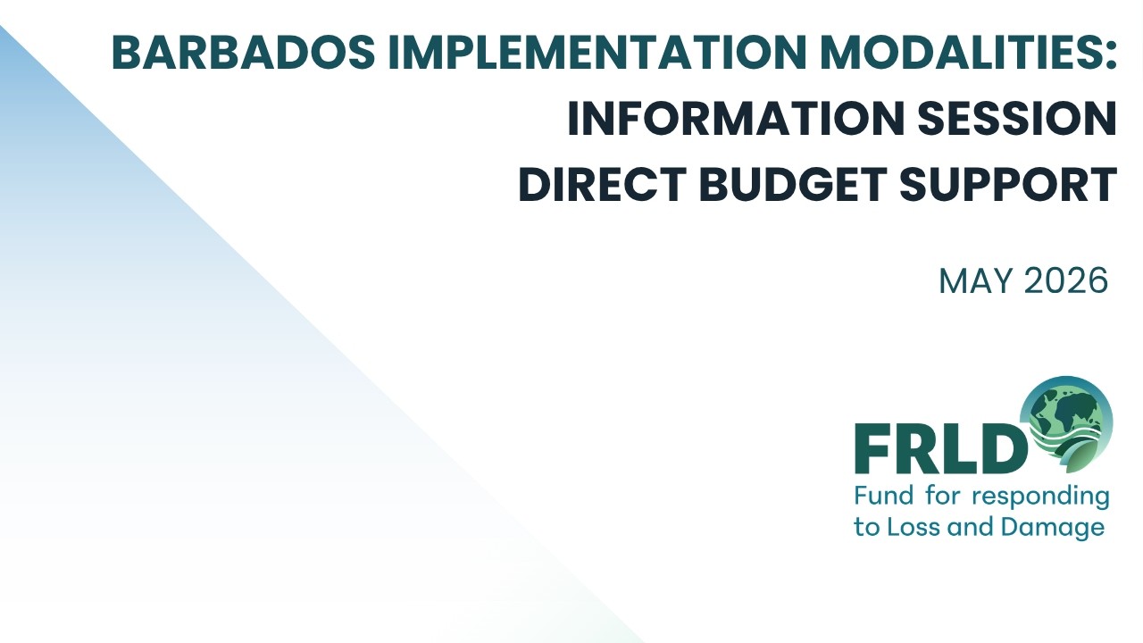 BIM information session: direct budget support (7 May 2026)