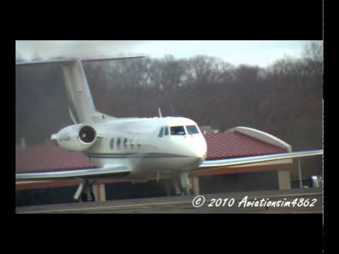 LOUD Gulfstream II at Oxford Airport