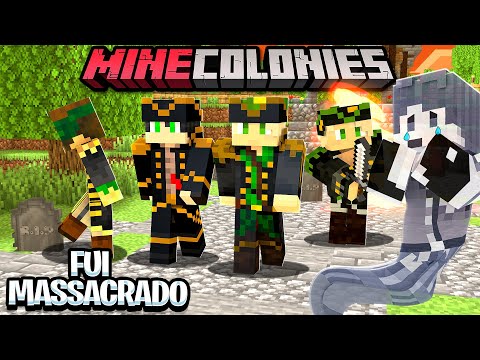 🏰 EU ACHEI QUE ESTAVA PREPARADO MAS A INVASÃO PIRATA ME DEIXOU DESESPERADO! #MineColonies S1E11