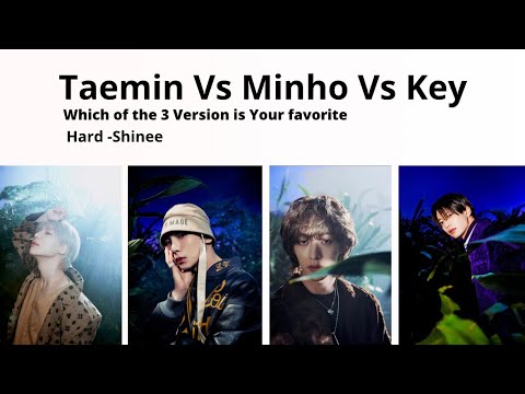 SHINee Hard- Taemin Vs Key Vs Minho Verse 🫠 the deep voice 🫠🫠 @SHINee