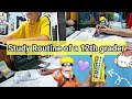 👩‍🏫Daily STUDY ROUTINE CBSE 12th grade | Productive days in my life |✨️Exam preparation📝