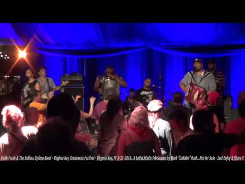 Keith Frank & The Soileau Zydeco Band - Virginia Key Grassroots Festival  2-21- 2014