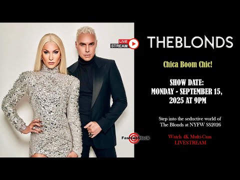 The Blonds SS 2026 @ Prince George Ballroom | NYFW 4K Livestream | FashionStockTV