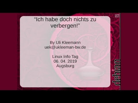 LIT2019: Ich habe doch nichts zu verbergen!