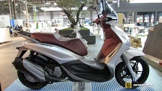 2015 Piaggio Beverly Sport Touring Scooter - Walkaround - 2014 EICMA Milan Motorcycle Exhibition