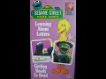 Sesame Street Learning About Letters Getting Ready To Read 1999 UK VHS