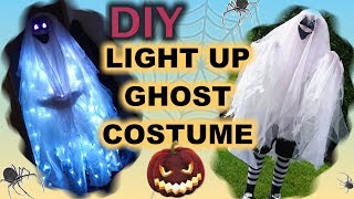 DIY Light Up Ghost Costume