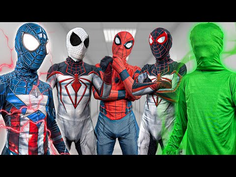 SUPERHERO's ALL STORY 2 || TEAM SPIDER-MAN In Real Life vs ALIEN SUPERHERO - Movie ( Live Action )