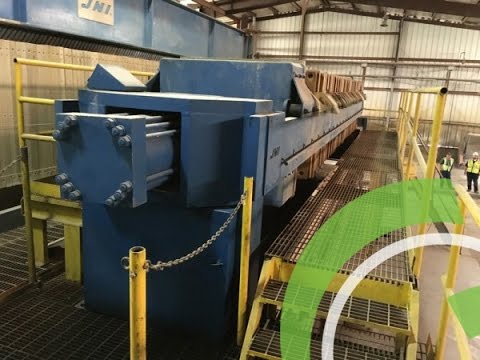 Green Industrial - 1200 MM JWI FILTER PRESS MODEL 1200N25 - 1108SYHS YEAR 1994 USED FOR SALE