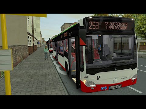 Omsi 2 Addon Projekt Gladbeck Route 259 ZOP - GE-Buerer-Str (PC)