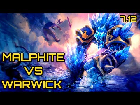 FULL AP Malphite Jungle Vs Warwick - Ranked gameplay S7
