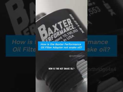 Is the Baxter Oil Filter Adapter SNAKE OIL?!