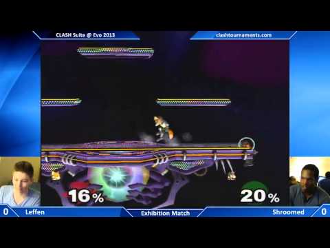 CLASH Suite at Evo 2013 - Leffen vs Shroomed - Side Bet - SSBM