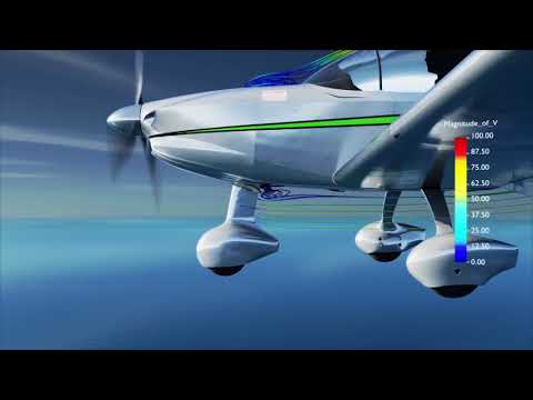 Sonaca 200 flow simulation with FINE™/Open