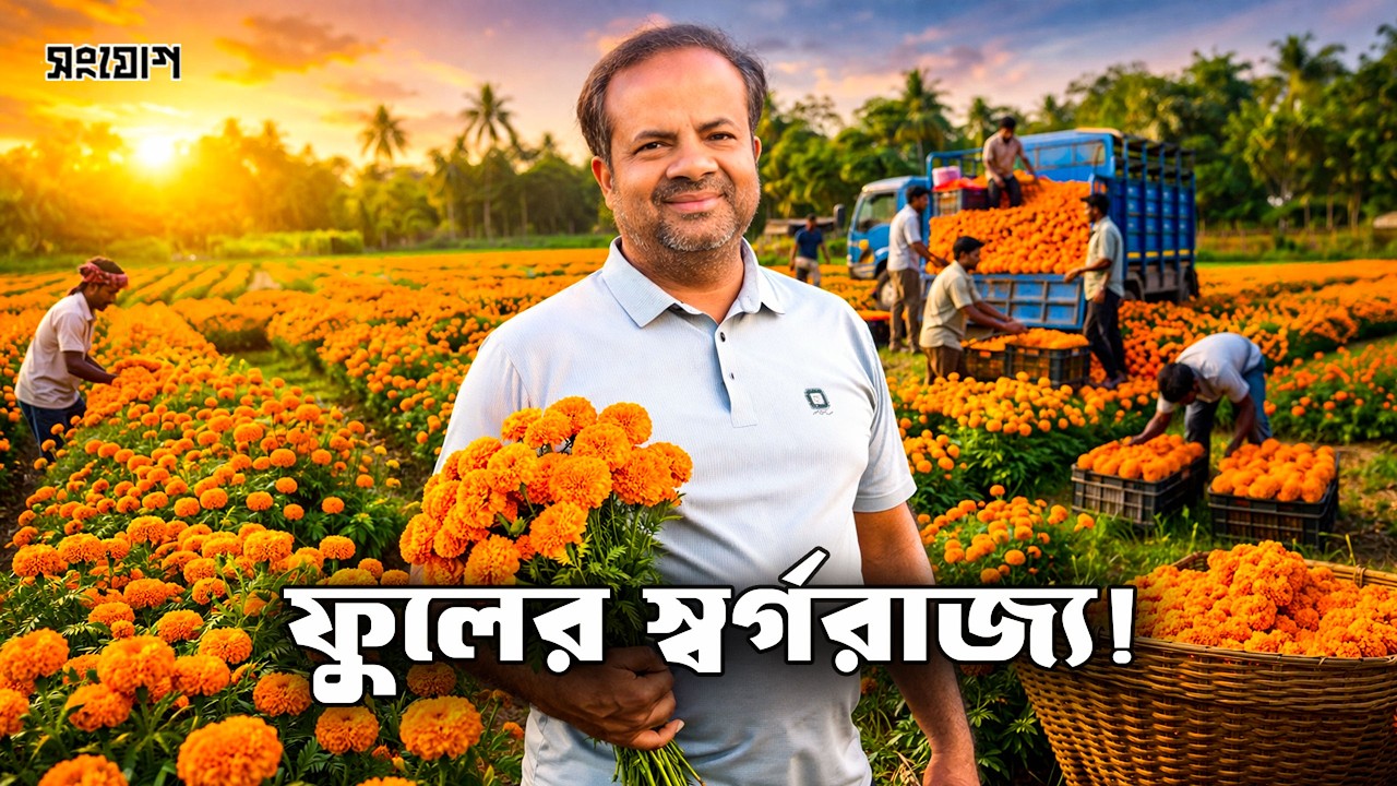 দিনেই ৩০ হাজার টাকার ফুল বিক্রির