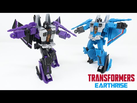 Transformers Earthrise Cybertronian Villians Skywarp and Thundercracker Review