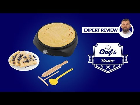 Vidéo - Crêpière professionnelle - 30 cm - 1250 W