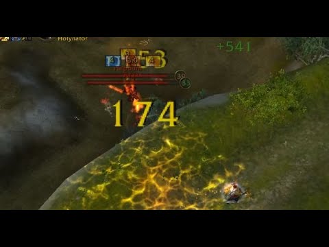 Ascension Bronzebeard - PvP Fire Mage Knocking Down 2 Paladins