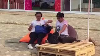 Pengunjung Bisa Bersantai di Zona Festival Asian Para Games 2018