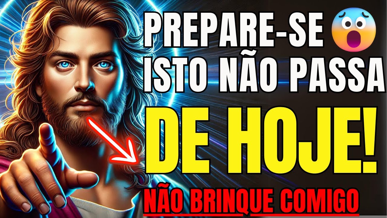 DEUS DIZ: FILHO, ISTO NÃO PASSA DE HOJE! É MELHOR VOCÊ ABRIR LOGO...