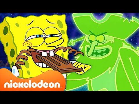 Capa de Bob Esponja | A Lista Definitiva de Halloween do Bob Esponja! 🎃  | Nickelodeon em Português