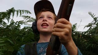 children's shooting sports channel, Children wood Pigeon Shooting, Kids,Pigeon shooting August 2015