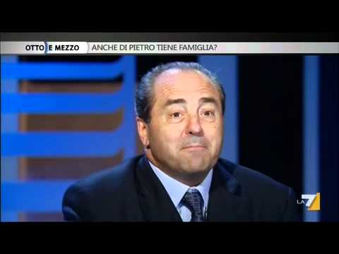 OTTO E MEZZO 19/09/11 - Di Pietro: "Umbè, stai poco bene?"