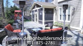 Upscale Screened Porch and Patio in Bethesda