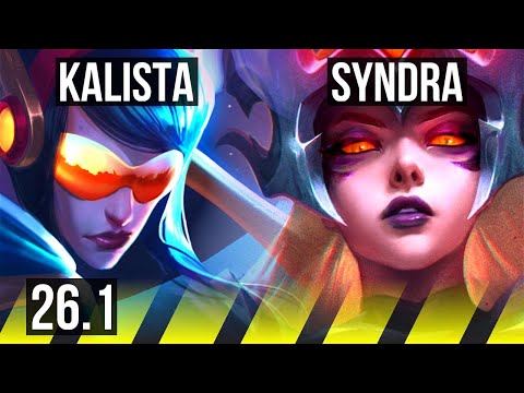 KALISTA & Nautilus vs SYNDRA & Rakan (ADC) | EUW Challenger | 26.1