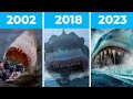 Evolution Of Megalodon In Movies 2002 2023