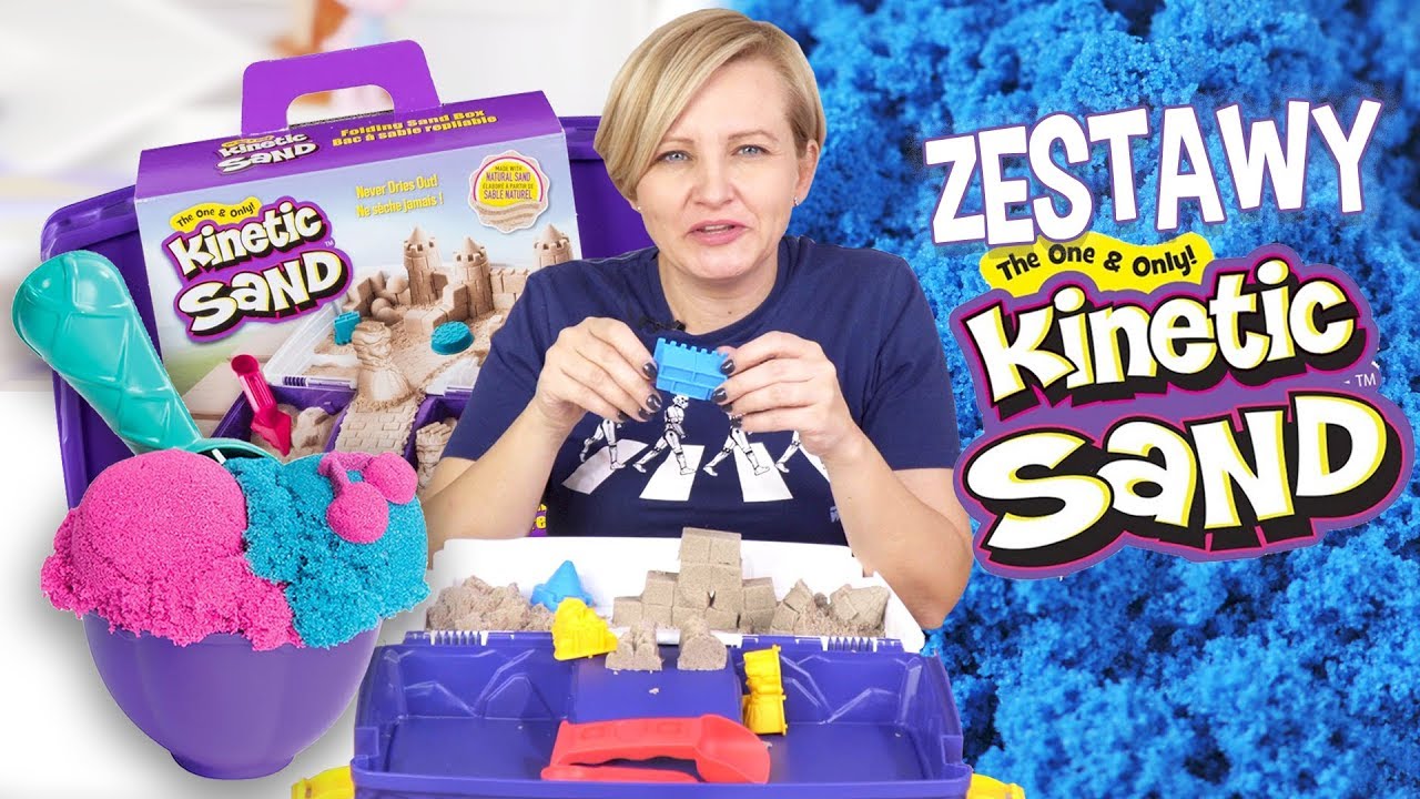 Zestawy Kinetic Sand, Piaskownica, Samochód Lodziarnia, Magiczna wieża, Libra Gdynia