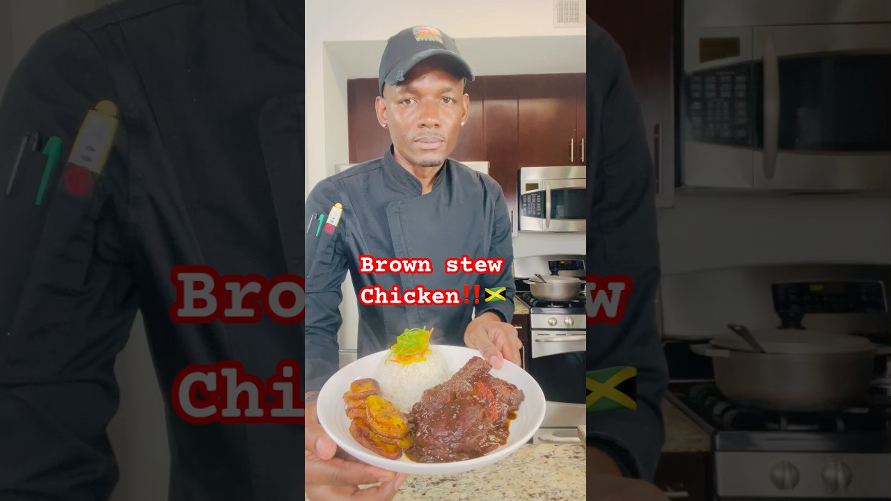 Old-School Jamaican Brown Stew Chicken 🍗🇯🇲 | Authentic Yard-Style Recipe