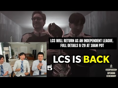 The LCS is BACK | Doublelift, Meteos, Pobelter and Sneaky React