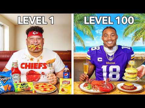 Level 1 To 100 NFL Player Diets