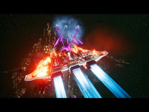 Mega Mod 2020: Dark Eldar vs TAU Protector Fleet! - Quick Battle, Battlefleet Gothic Armada 2