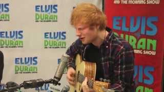 Ed Sheeran - &quot;Drunk In Love&quot; Acoustic (Beyonce Cover) | Elvis Duran Live