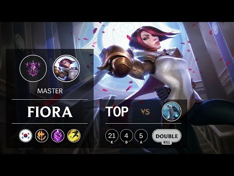 Fiora Top vs Volibear - KR Master Patch 9.13