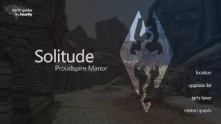 [SKYRIM] Buy a House - Solitude