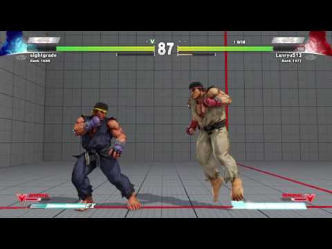 STREET FIGHTER V:Ryu vs Ryu(EightGrade)