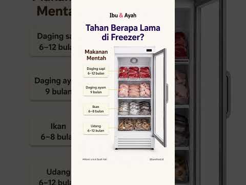 Sering Stok Daging dan Ikan di Freezer? Panduan Berapa Lama Makanan Mentah Bisa Bertahan #ibudanayah